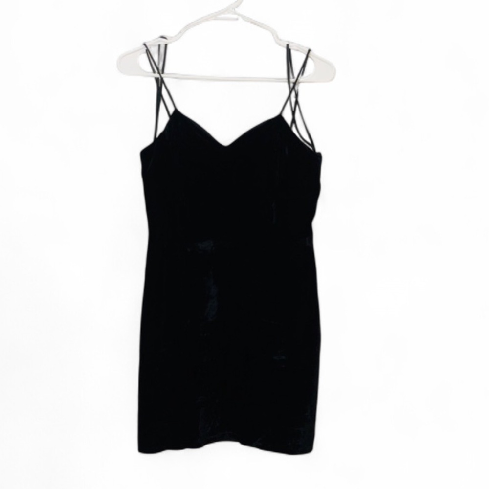▫️Rimini▫️Vintage Sexy Black Velvet Dress